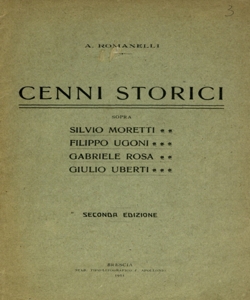 Cenni storici sopra Silvio Moretti, Filippo Ugoni, Gabriele Rosa, Giulio Uberti