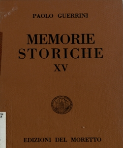 15: Memorie storiche della diocesi di Brescia / Paolo Guerrini