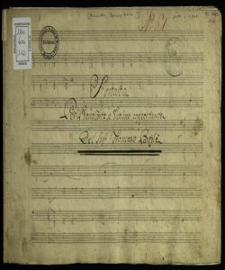 Sonata per pianoforte, e violino concertante / Del Sig.r Francesco Bojlé [!]