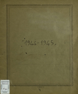 1944-45 : Dramma lirico in tre atti e quattro quadri / di Giuseppe Manfredi ; Musica di Luigi Manenti