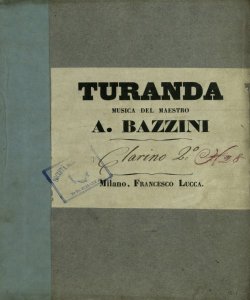 [15]: Turanda / musica del maestro A. Bazzini