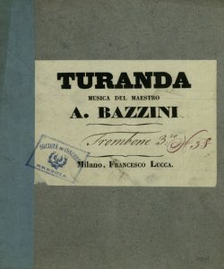 [25]: Turanda / musica del maestro A. Bazzini
