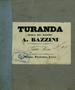 [29]: Turanda / musica del maestro A. Bazzini