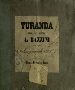 [34]: Turanda / musica del maestro A. Bazzini