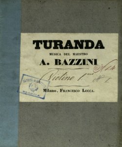 [36]: Turanda / musica del maestro A. Bazzini