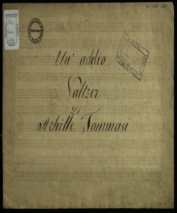 Un'addio [!]: valtzer / Di Achille Tommasi