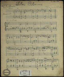 [Valse pour piano] / Vincenzo Billi; F. Chopin