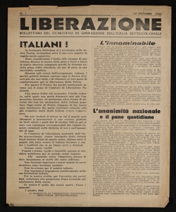 Stampa clandestina della Resistenza lombarda (selezione, 1943-1945)