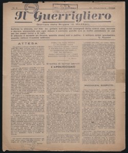 Il guerrigliero giornale delle Brigate G. Mazzini