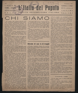 L'Italia del popolo Partito repubblicano italiano