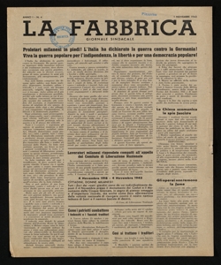 La fabbrica organo della Federazione milanese del Partito comunista italiano