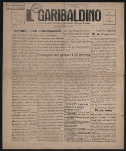 Il Garibaldino giornale delle divisioni Garibaldi Oltrepo Pavese