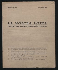 La nostra lotta organo del Partito comunista italiano