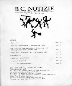 B.C. NOTIZIE - 1, n. 2 - aprile 1984