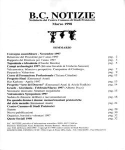 B.C. NOTIZIE - Marzo 1998