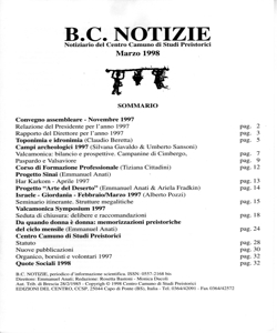 B.C. NOTIZIE - Marzo 1998