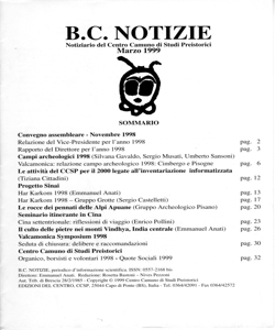 B.C. NOTIZIE - Marzo 1999