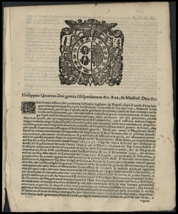 Philippus Quartus Dei gratia Hispaniarum & c. rex, & Mediol. dux &c. ((In Milano: per Giulio Cesare Malatesta)