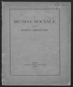 Il Museo Sociale della Società Umanitaria