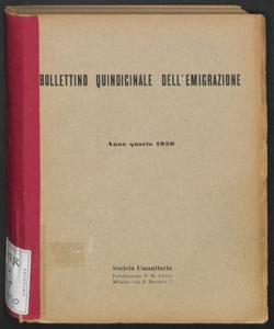 Bollettino quindicinale dell'emigrazione (1950)