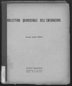 Bollettino quindicinale dell'emigrazione (1955)