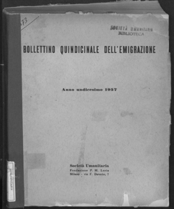 Bollettino quindicinale dell'emigrazione (1957)