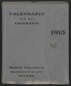 Calendario per gli emigranti 1913