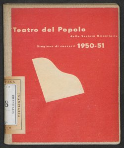 Teatro del Popolo: Stagione concerti 1950-51