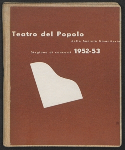 Teatro del Popolo: Stagione concerti 1952-53