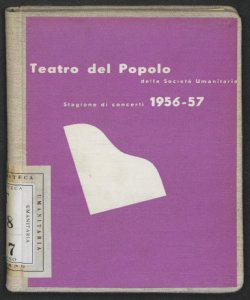 Teatro del Popolo: Stagione concerti 1956-57