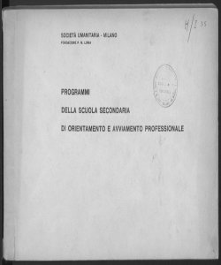 Scuola secondaria di orientamento e avviamento professionale (1941-1942)
