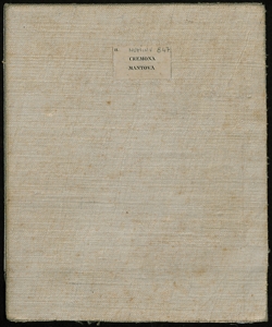 Carta amministrativa del Regno d'Italia co' suoi stabilimenti politici, militari, civili e religiosi e con una parte degli Stati limitrofi. Costrutta nel Deposito della guerra per ordine del Ministro della Guerra e Marina nell'anno 1811 incisa sotto la vigilanza di G. Bordiga. Aggiunta e corretta nell'anno 1813 [Parte I, retro]