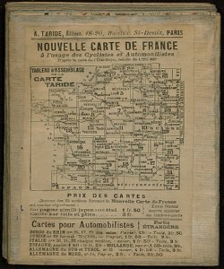 Cartes routiére pour Automobilistes et Cyclistes: Sud-Ouest de la France. Bordeaux, Toulouse