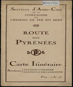 Route de Pyrénées: Carte itinéraire [Copertina]