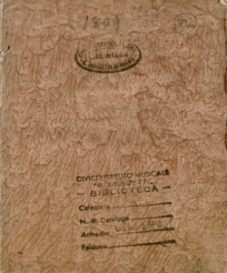 Alonso e Cora dramma per musica in due atti da rappresentarsi nel Teatro Riccardi in occasione della fiera del 1809 dedicato al sig. consigliere prefetto Giuseppe Pallavicini ... [la musica è del celebre maestro signor Gio. Simone Mayr] 