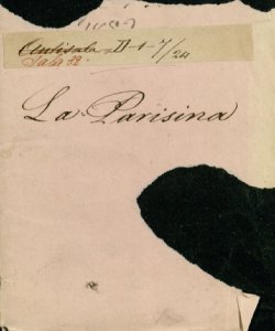 La Parisina melodramma in tre atti [poesia del sig. Felice Romani musica del sig. maestro cav. Gaetano Donizetti]