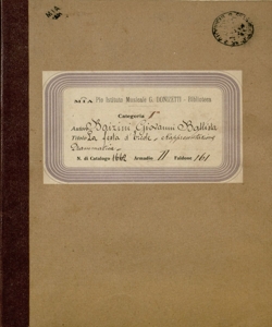 La festa di Ercole Rappresentazione drammatica da eseguirsi nel Teatro della Società in Bergamo [1816] [dell'Abate Gio. Battista Baizini] [La Musica è del Ch. Sig. Simone Mayr]