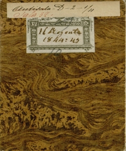 Il Reggente tragedia lirica in tre atti da rappresentarsi nel Teatro della Società il carnovale 1844-45 [Poesia di Salvatore Cammarano musica del Maestro Saverio Mercadante]