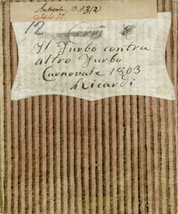 Il furbo contra il furbo Dramma giocoso per musica da rappresentarsi nel Teatro Riccardi nel Carnevale dell'anno 1803 [la musica è del maestro citt. Valentino Fioravanti napoletano]