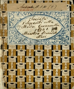 I saccenti alla moda Dramma giocoso per musica in due atti da rappresentarsi nel Teatro della Società il carnevale del 1810 [testo di Angelo Anelli] ; [musica di composizione del Sig. Maestro Benedetto Neri]