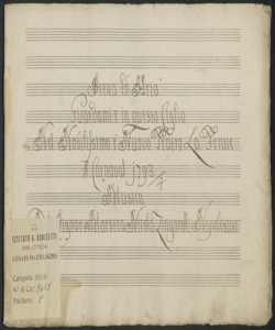 Scena ed Aria | Guardami e in questo ciglio | Nel Nobilissimo e Nuovo Teatro La Fenice | Il Carnoval | 1793/4 / Musica Del Signor Maestro Nicola Zingarelli Napoletano