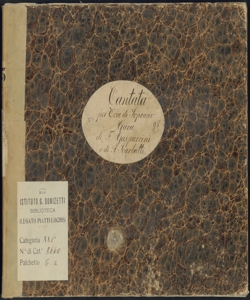 Cantata Per Voce di Soprano | Andate o miei sospiri al Cor d'Irene | Gara / delli Sig.ri Francesco Gasparini ed Alessandro Scarlatti | Sopra una Stessa  Poesia | La Prima del Sig.r Franc.sco Gasparini | La 2:da e 3:a Del Sig.r Aless.dro Scarlatti