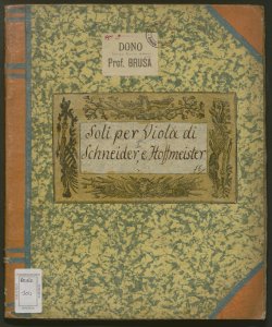 Etudes pour alto viola. Livre 2. / composées par F. A. Hoffmeister