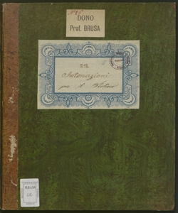 12 Intonazioni a foggia d'esercizj per il Violino nei toni di terza maggiore : composte espressamente per uso degli allievi dell'I.R. Conservatorio di musica / dal Sig. Alessandro Rolla
