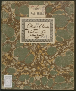 Elisa e Claudio : opera buffa / del Sig.r Maes.o Saverio Mercadante ; ridotta per due violini, viola e violoncello dal Sig.r M.o Franc.o Mirecki