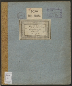 Quartetto Brillante per Piano Forte, Violino, Viola e Violoncello : [op.19] / composto da G. Corticelli