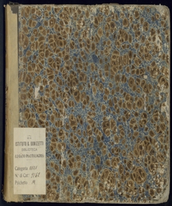 Kirie e Gloria Concertati | per Soprano Tenore e Basso | Messi in musica da Luigi Profeti | l'anno 1824 | ed eseguiti per la prima volta in | Parigi dalla Sig.ra Mombelli e dai Sigg. | Domenico Donzelli, Felice Pellegrini e Zucchelli