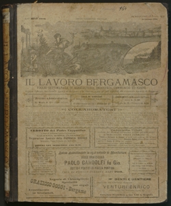 Il lavoro bergamasco : foglio settimanale di agricoltura, industria, commercio ed igiene