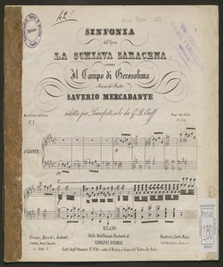 La schiava saracena ovvero Il campo di Gerosolima / melodramma tragico di F. M. Piave...