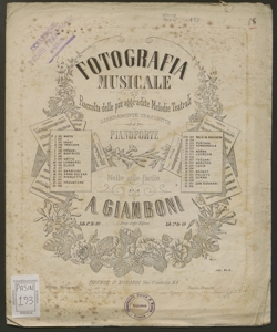 N. 17: Tacea la notte placida. : cavatina [nel] Trovatore / [di Augusto Giamboni